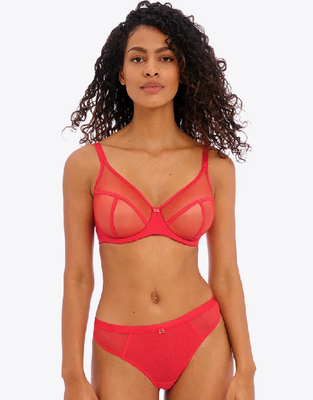 Freya Snapshot High Apex Plunge Bra Chilli Red