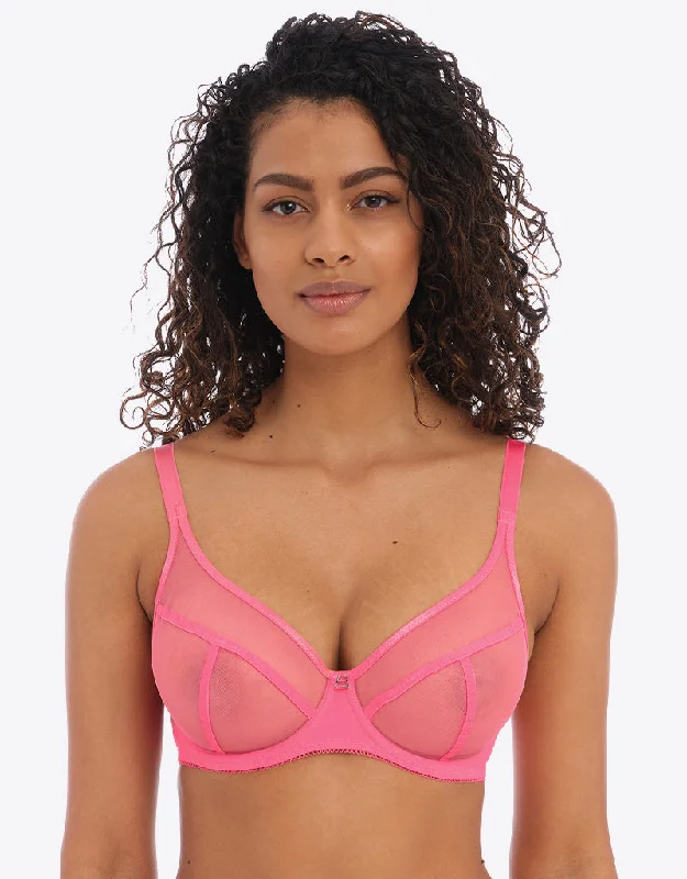 Freya Snapshot High Apex Plunge Bra Pink