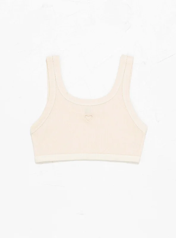 Heart Bra Undyed