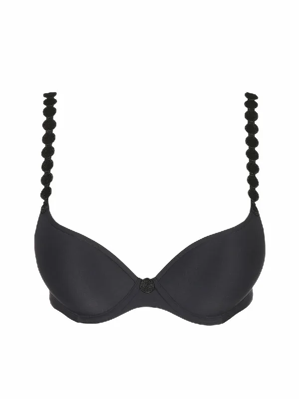 Tom Push Up Bra - Charcoal