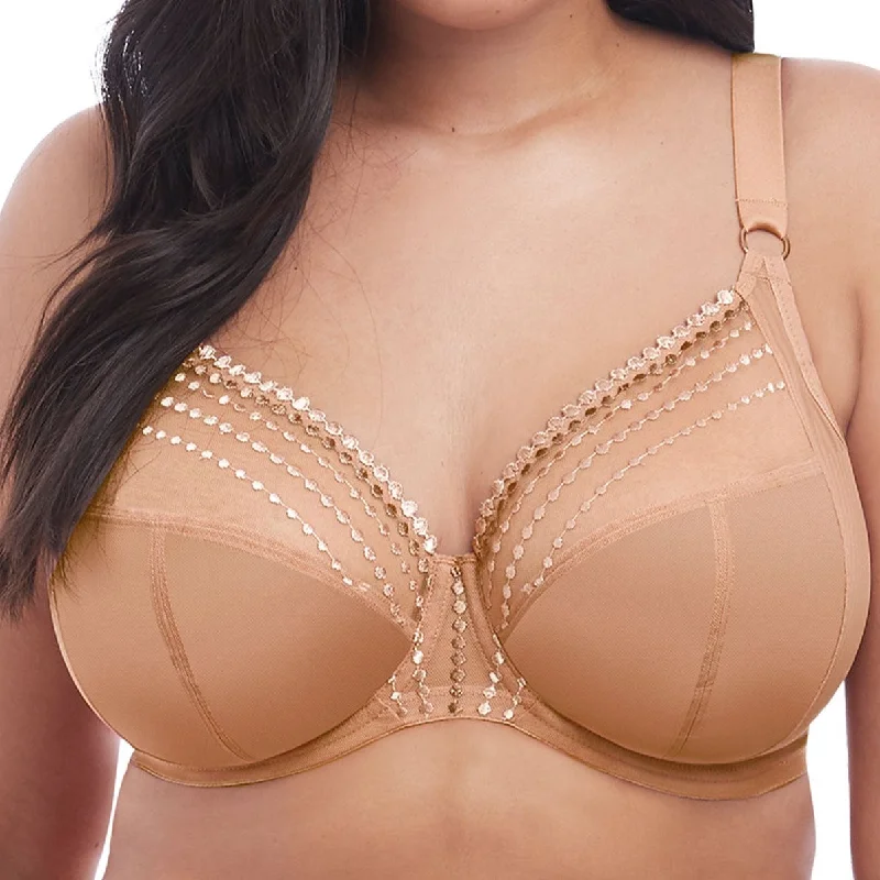 Matilda Underwire Plunge Bra - EL8900 - Cafe Au Lait