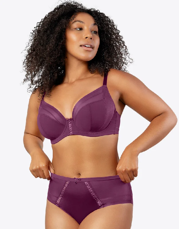 Parfait Shea Plunge Bra Blackberry