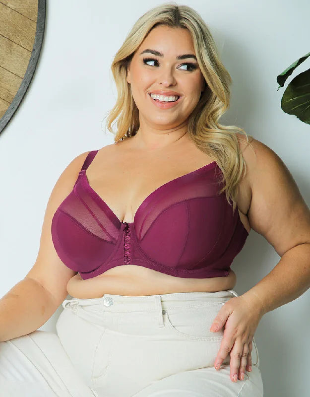 Parfait Shea Plunge Bra Blackberry