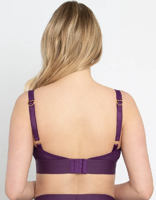 Rougette By Tutti Rouge Baylie Bralette Purple