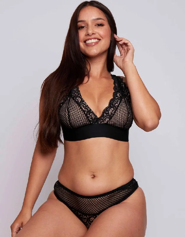 Rougette by Tutti Rouge Bella Bralette Black