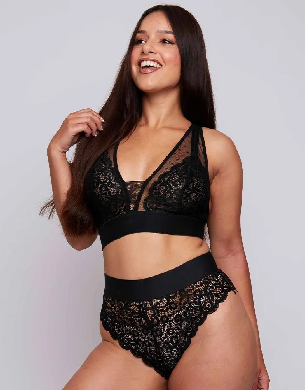 Rougette by Tutti Rouge Hallie Bralette Black