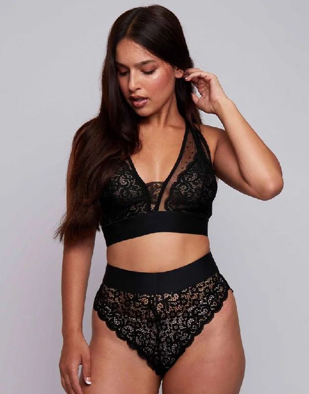 Rougette by Tutti Rouge Hallie Bralette Black