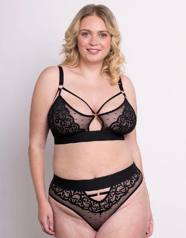 Rougette by Tutti Rouge Jazlyn Bralette Black