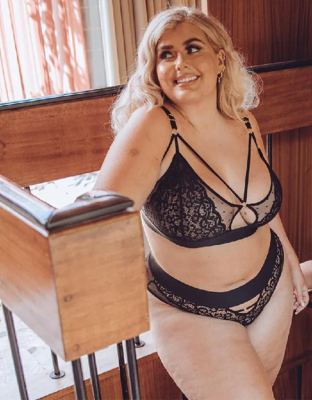 Rougette by Tutti Rouge Jazlyn Bralette Black