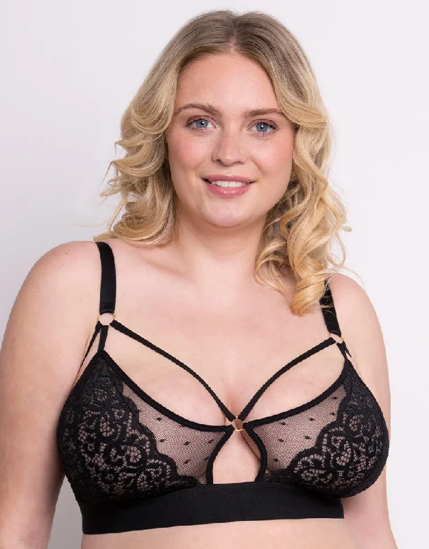 Rougette by Tutti Rouge Jazlyn Bralette Black