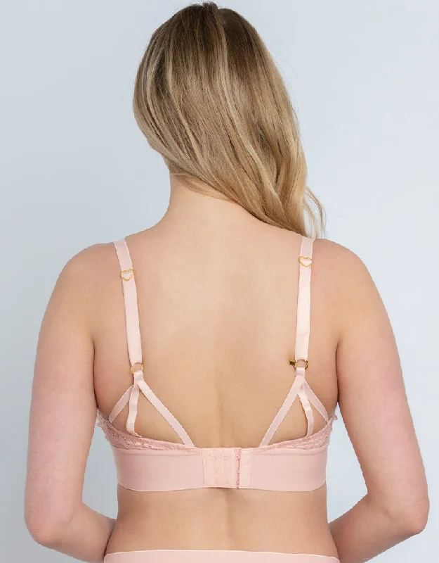 Rougette By Tutti Rouge Viva Lace Bralette Rose Pink