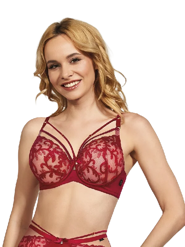 Ruby Red Clarisa Push Up Bra