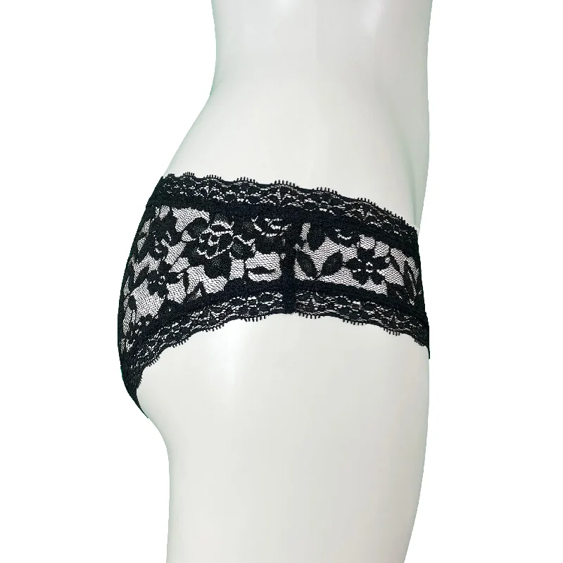 Signature Lace Cheeky Fit Knicker - Black