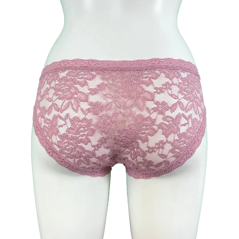 Signature Lace Cheeky Fit Knicker - Vintage Rose