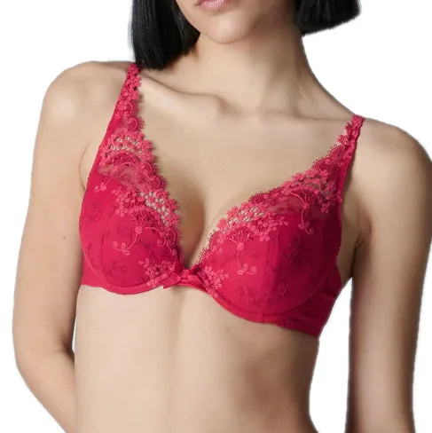 Simone Pérèle Wish Push Up Triangle Bra - Ruby Pink