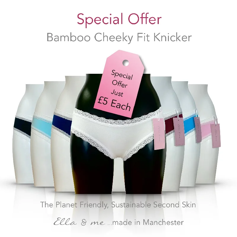 Special Offer - Soft Bamboo Jersey Cheeky Fit Knicker