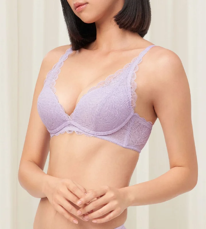 Tri-Air Lite Non Wired Push Up Deep V Bra