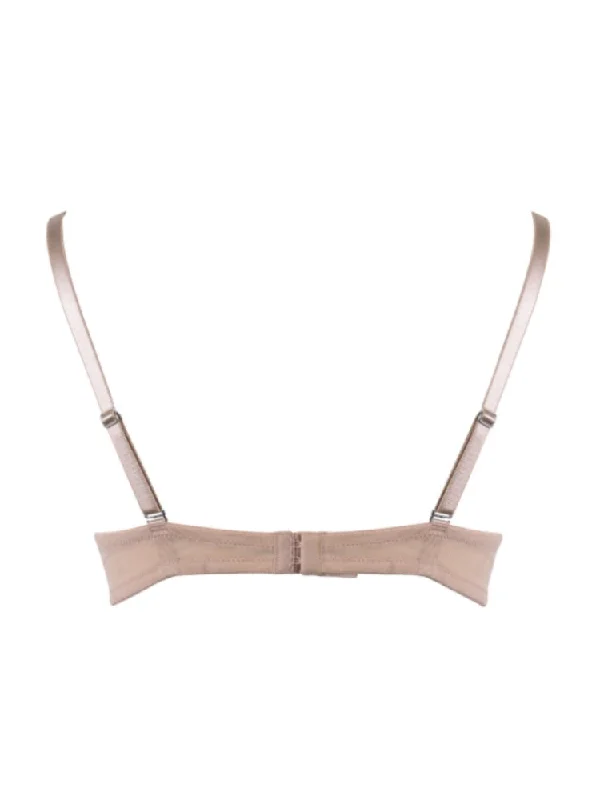 Triangle Push Up Bra - Creamy Pearl