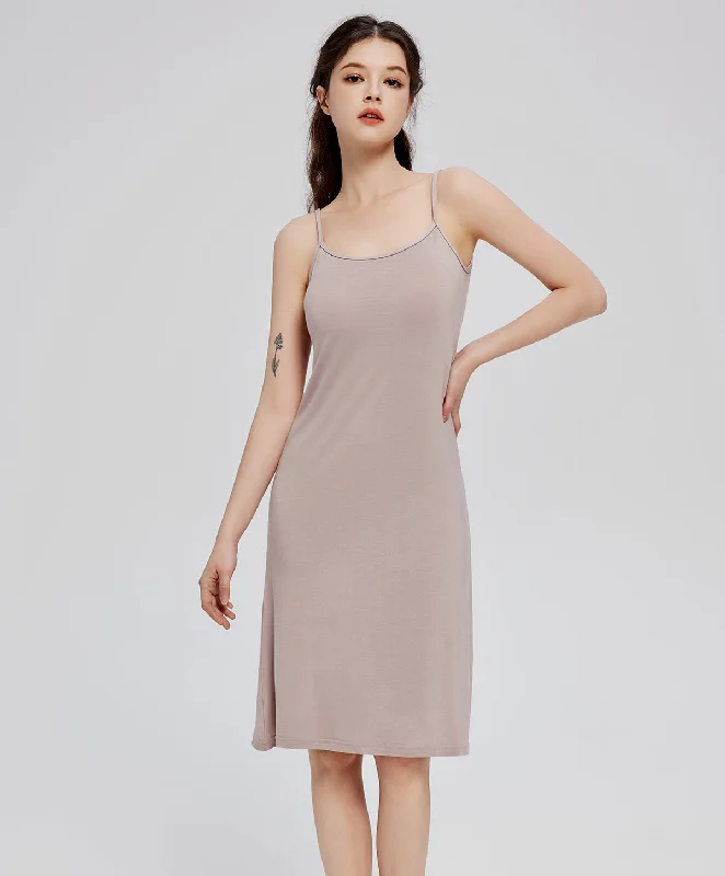 All Sleep Club Viscose Padded Slip Dress