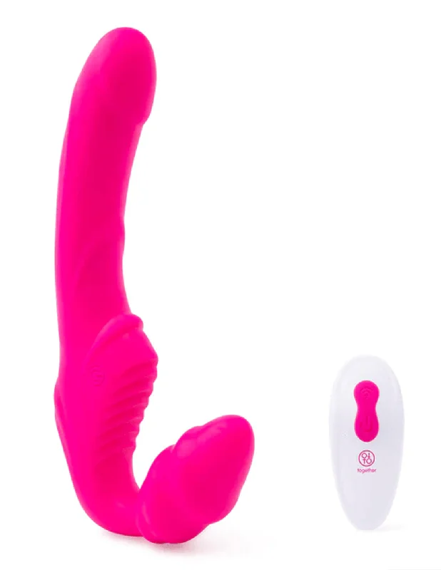 Strapless Together Vibrating Strapless Strap-On