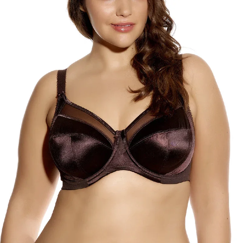 Goddess Keira Chocolate Unlined Bra 6090