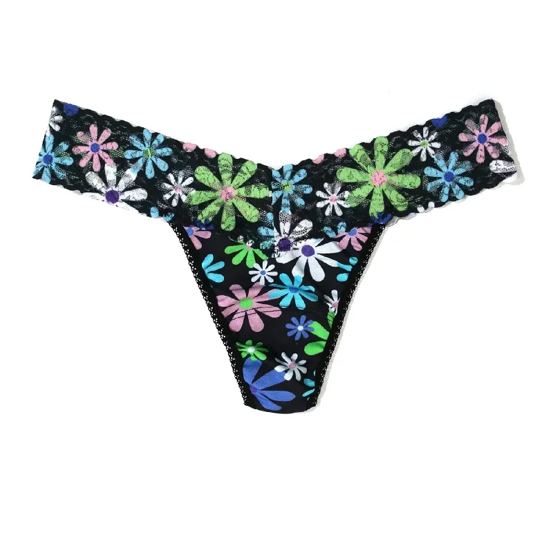 Hanky Panky Printed Supima Cotton Low Rise Thong