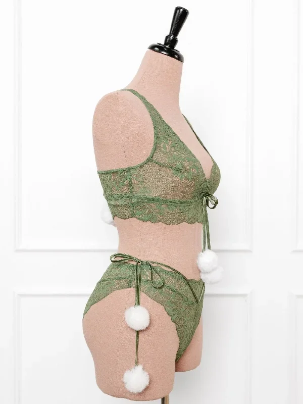 lacy-plunge-pom-pom-bralette-sage-green