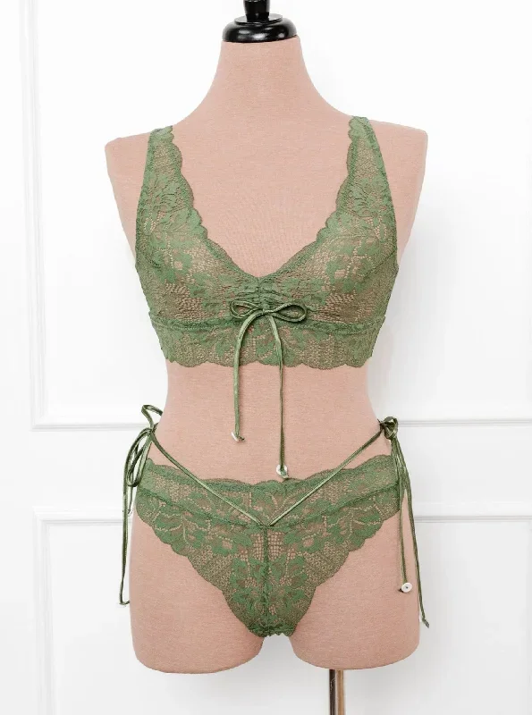 lacy-plunge-pom-pom-bralette-sage-green