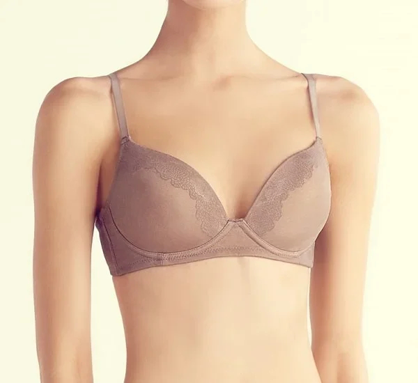 The Little Bra Company Mia Mocha Caramel Wireless Bra V001S